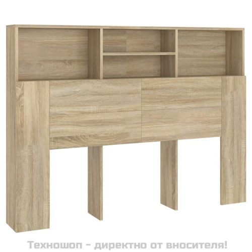 Шкаф за табла, дъб Сонома, 140x19x103,5 см