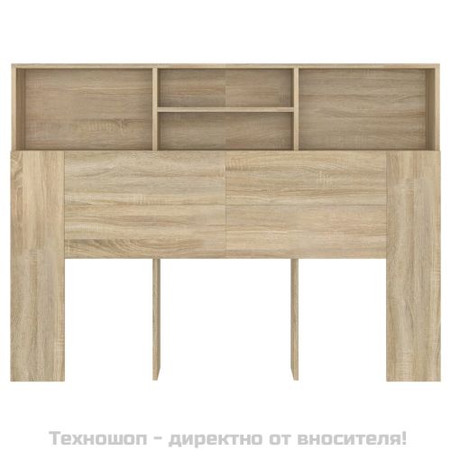 Шкаф за табла, дъб Сонома, 140x19x103,5 см