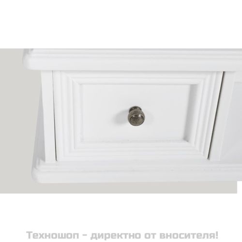 Тоалетка с регулируемо правоъгълно огледало, МДФ