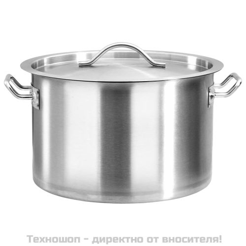 Тенджера, 32 л, 40x26 см, неръждаема стомана