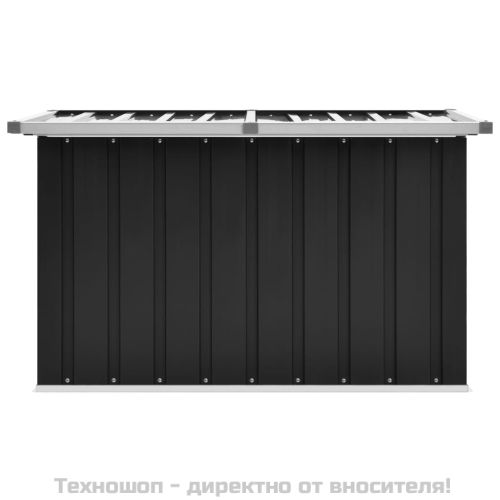 Градински сандък за съхранение, антрацит, 109x67x65 см