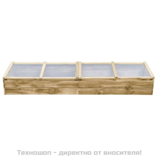 Оранжерия, импрегниран бор, 200x50x35 см