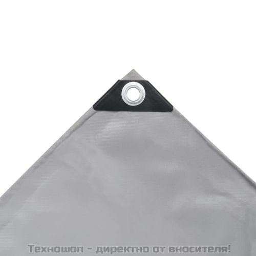 Брезентово платнище, 650 г/м², 2x3 м, сиво