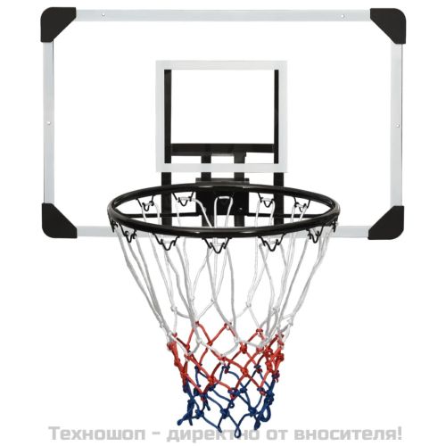 Баскетболно табло, прозрачно, 71x45x2,5 см, поликарбонат