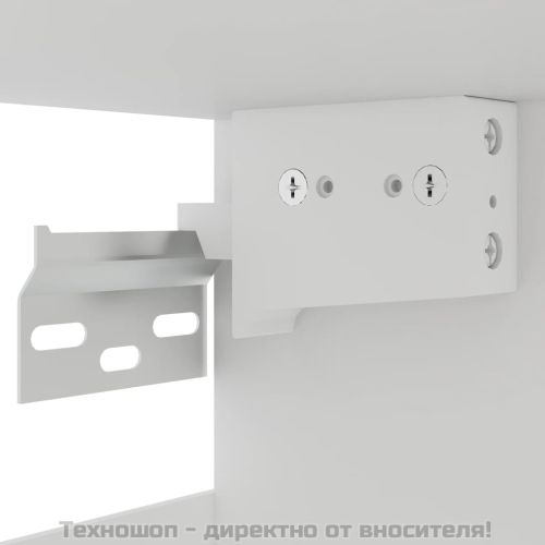 Висящ стъклен шкаф "Lyon", черен, 60x31x60 см, инженерно дърво