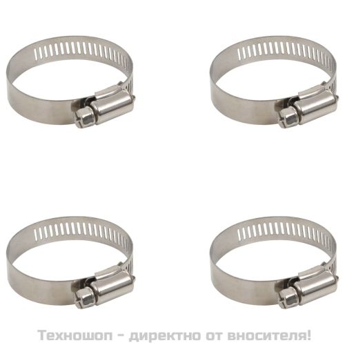 Маркуч за басейн със скоби, син, 38 мм, 12 м