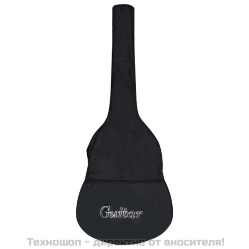 Калъф за китара за 4/4 (39") класическа китара черна 100x37 см плат