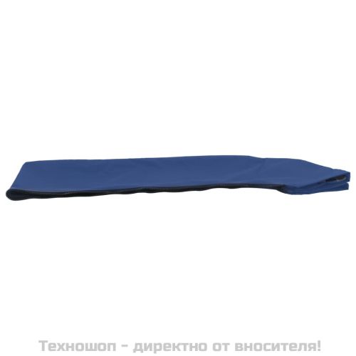 Тента за лодка, 3 дъги, синя, 183x140x137 см