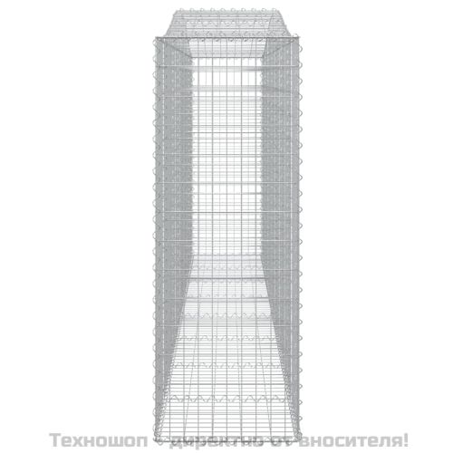Дъговидна габионна кошница 400x50x140/160 см поцинковано желязо