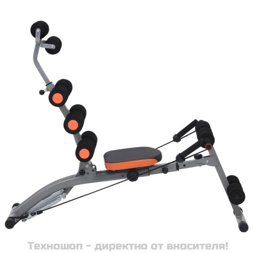 Г-образен коремен тренажор с ластици