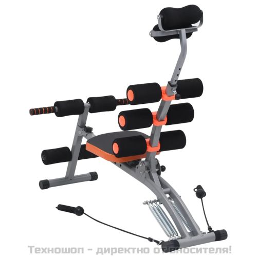 Г-образен коремен тренажор с ластици