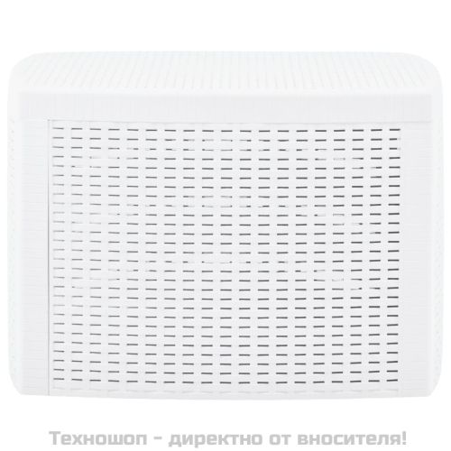 Странична маса, бяла, 54x54x36,5 см, пластмаса