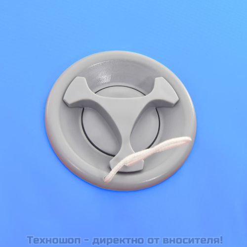 Надуваем гимнастически цилиндър с помпа 120x90 см PVC син