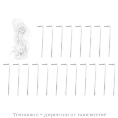 Градинска шатра, 3x12 м, синя