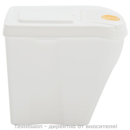 Стифиращи се за кошчета за боклук 4 бр бели 100 л полипропилен