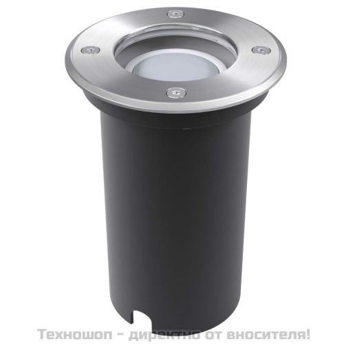 Градински LED лампи за вграждане в земя, 3 бр, кръгли
