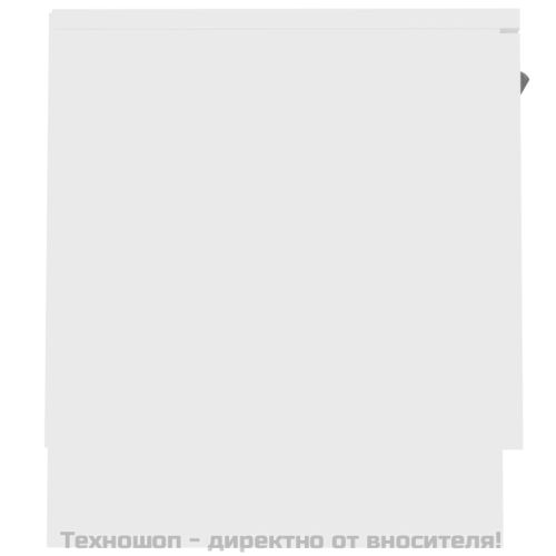 ТВ шкаф, бял, 140x35x40 см, инженерно дърво