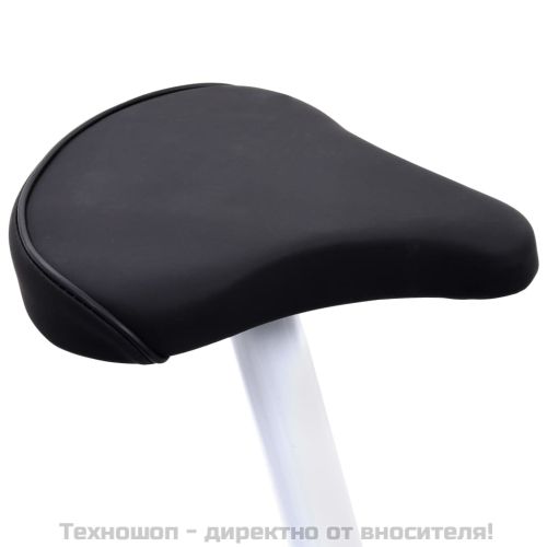 Велоергометър с ремъчно задвижване, черен