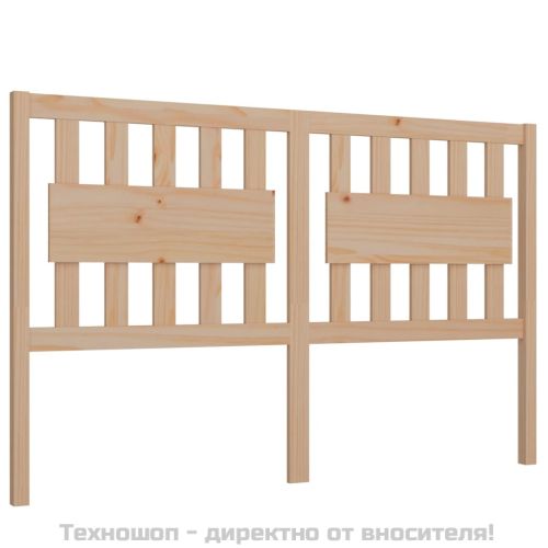 Горна табла за легло, 165,5x4x100 см, бор масив