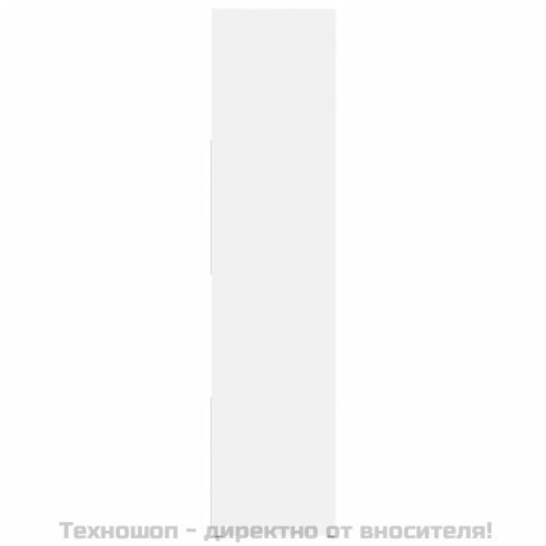 Библиотека/разделител за стая, бяла, 105x24x102 см