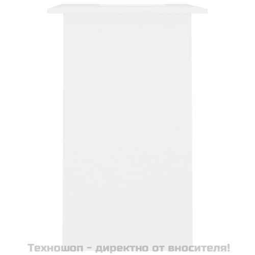 Бюро, бяло, 90x50x74 см, инженерно дърво