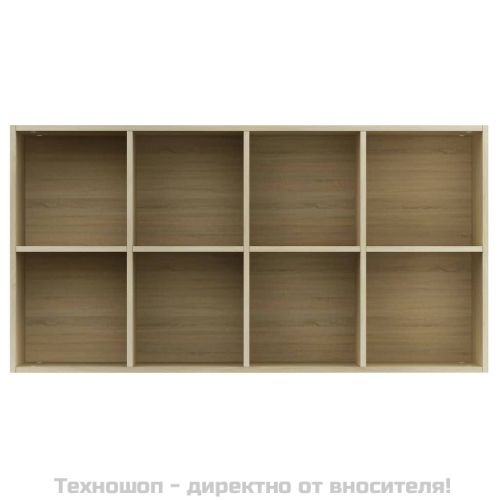 Библиотека/бюфет, дъб сонома, 66x30x130 см, инженерно дърво