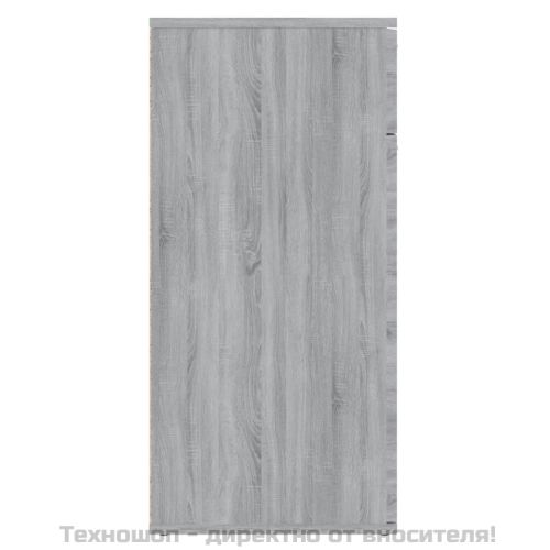 Сайдборд, сив сонома, 80x36x75 см, инженерно дърво