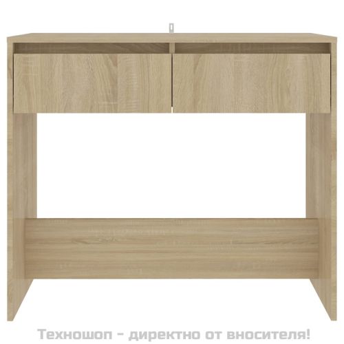 Конзолна маса, дъб сонома, 89x41x76,5 см, инженерно дърво