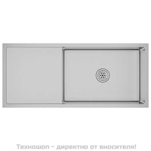 Ръчно изработена кухненска мивка, неръждаема стомана