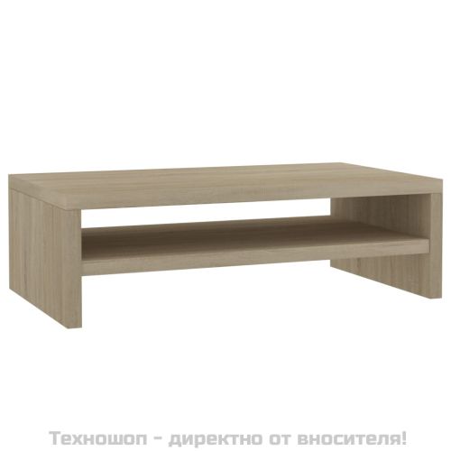 Стойка за монитор, дъб сонома, 42x24x13 см, инженерно дърво