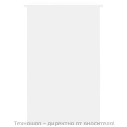 Бюро, бяло, 100x50x76 см, инженерно дърво