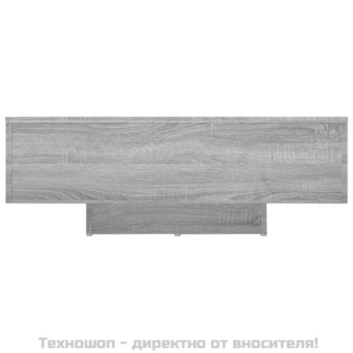 Кафе маса, сив сонома, 85x55x31 см, инженерно дърво