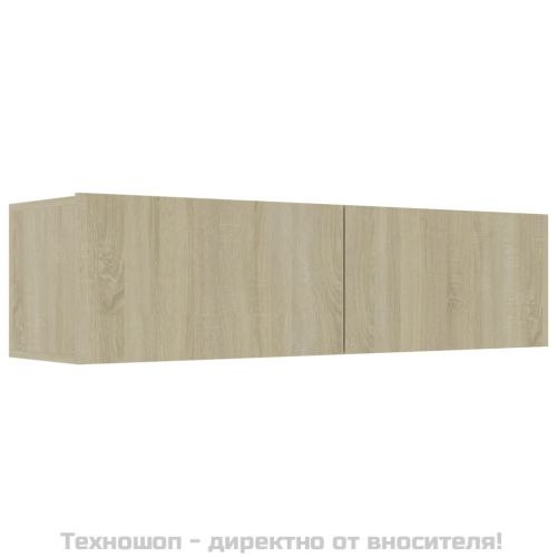 ТВ шкаф, дъб сонома, 120x30x30 см, инженерно дърво