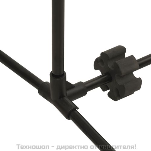 Регулируема мрежа за бадминтон, 300x103x94-158 см, метал