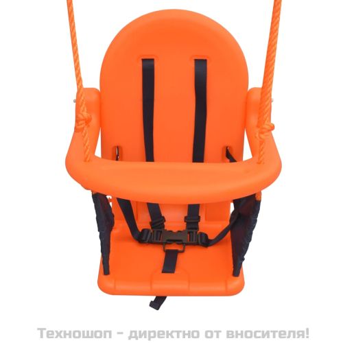 2-в-1 единична люлка и бебешка люлка, оранжево