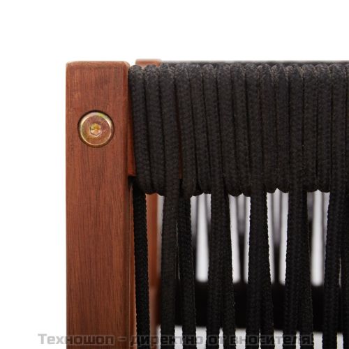 Градински диван, 2-двуместен, акациево дърво масив