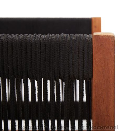 Градински диван, 2-двуместен, акациево дърво масив