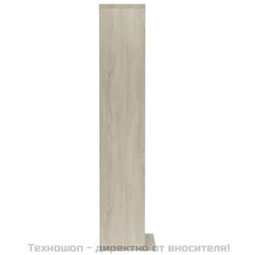 Етажерка за дискове, сонома дъб, 21x20x88 см, инженерно дърво