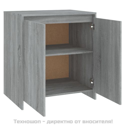 Сайдборд, сив сонома, 70x41x75 см, инженерно дърво