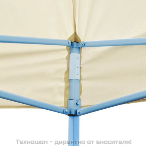 Сгъваема pop-up парти шатра, кремава, 3x6 м