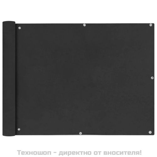 Балконски екран от оксфорд плат, 90x400 см, антрацит