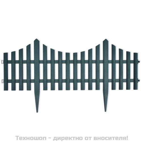 Палисада, 17 части, 10 м, зелена