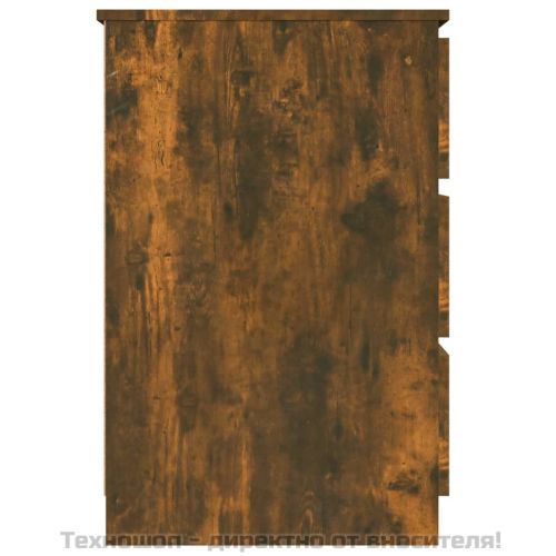 Бюро, опушен дъб, 140x50x77 см, инженерно дърво