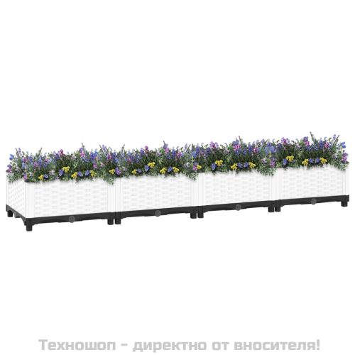 Повдигната леха, 160x40x23 см, полипропилен