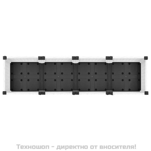 Повдигната леха, 160x40x23 см, полипропилен