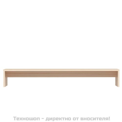 Поставка за монитор, 100x27x15 см, бор масив