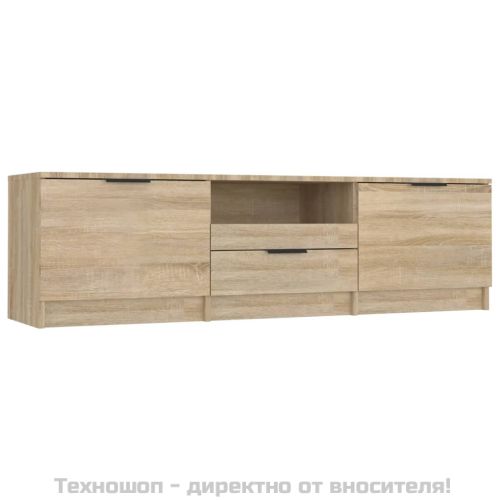 ТВ шкаф, дъб сонома, 140x35x40 см, инженерно дърво