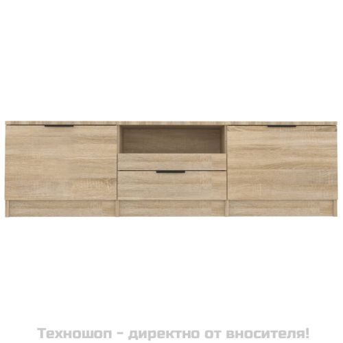 ТВ шкаф, дъб сонома, 140x35x40 см, инженерно дърво