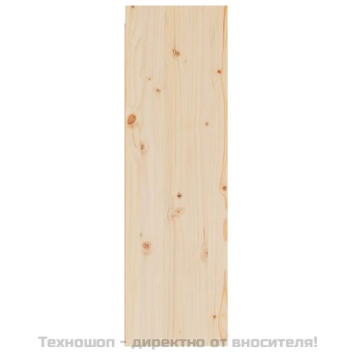 Стенни шкафове, 2 бр, 30x30x100 см, бор масив