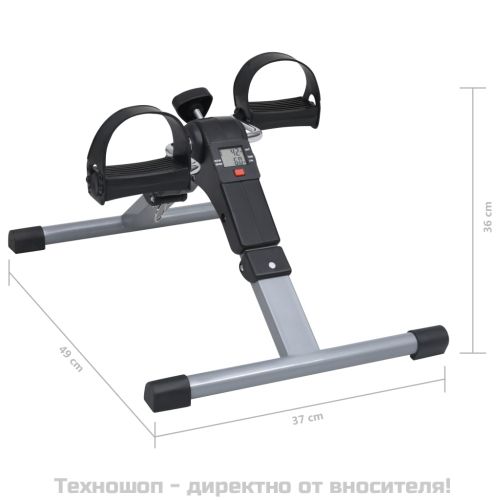 Тренажор с педали за упражняване на крака и ръце, LCD дисплей